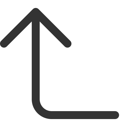 иконка arrow 90deg up, arrow, стрелка, 90deg, up, стрелка вверх,