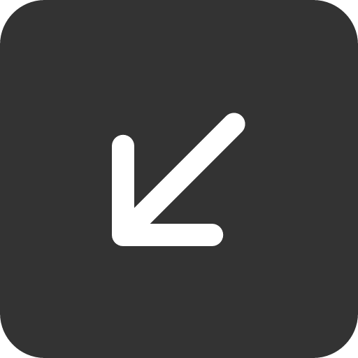 иконка arrow down left square, arrow, стрелка, down, left, square,