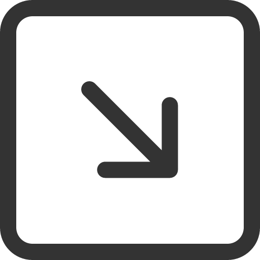 иконка arrow down right square, arrow, стрелка, down, right, square,