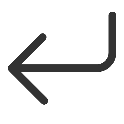 иконка arrow return left, arrow, стрелка, return, вернуться, left,