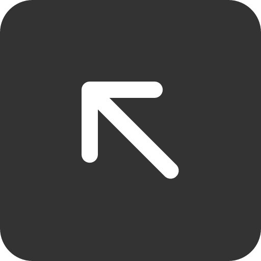 иконка arrow up left square, arrow, стрелка, up, стрелка вверх, left, square,