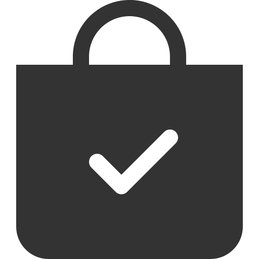 иконка bag check, bag, сумка, check, галочка,