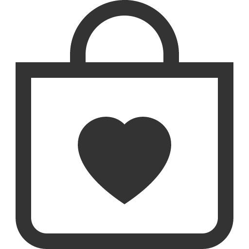 иконка bag heart, bag, сумка, heart, сердце,