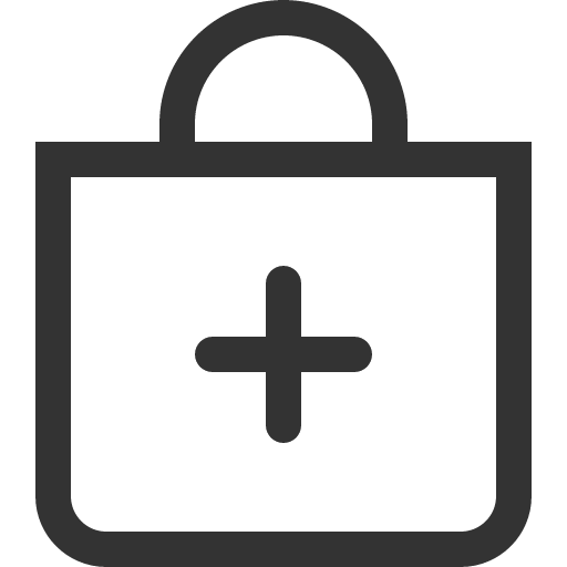 иконка bag plus, bag, сумка, plus, плюс,