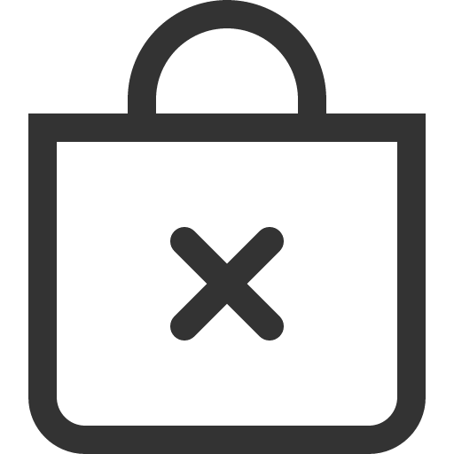 иконка bag x, bag, сумка,