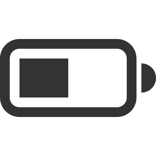 иконка battery half, battery, батарея, half,