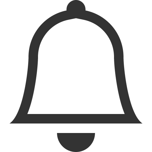 иконка bell, колокольчик,