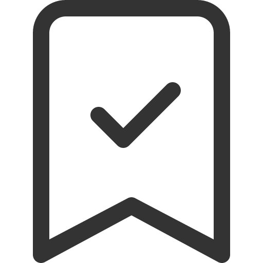 иконка bookmark check, bookmark, закладка, check, галочка,