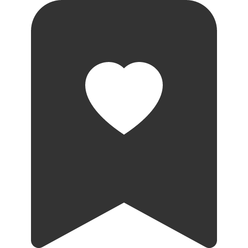 иконка bookmark heart, bookmark, закладка, heart, сердце,
