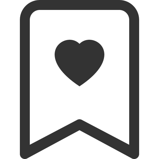 иконка bookmark heart, bookmark, закладка, heart, сердце,