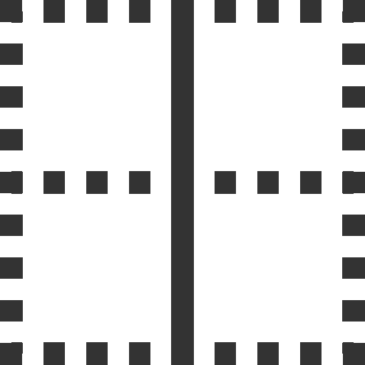 иконка border middle, border, границы, middle,