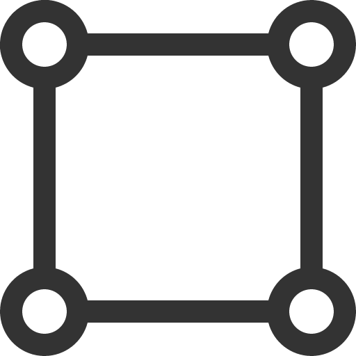 иконка bounding box circles, bounding, box, коробка, circles,