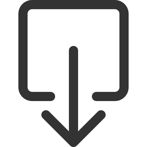 иконка box arrow down, box, коробка, arrow, стрелка, down,