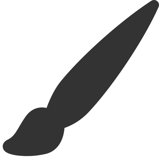 иконка brush, кисть,