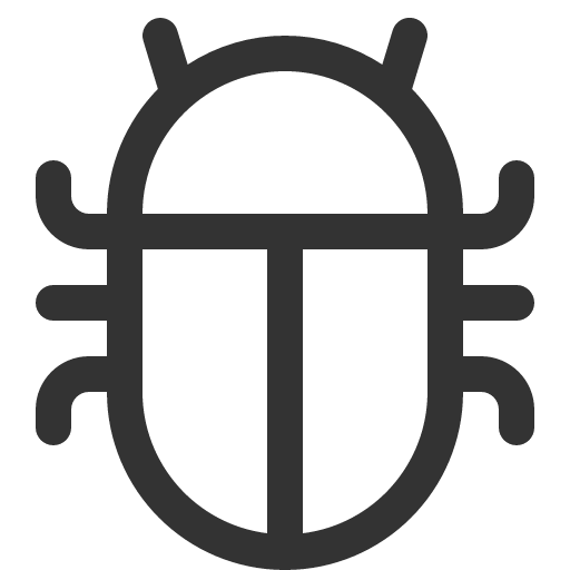иконка bug, жук,