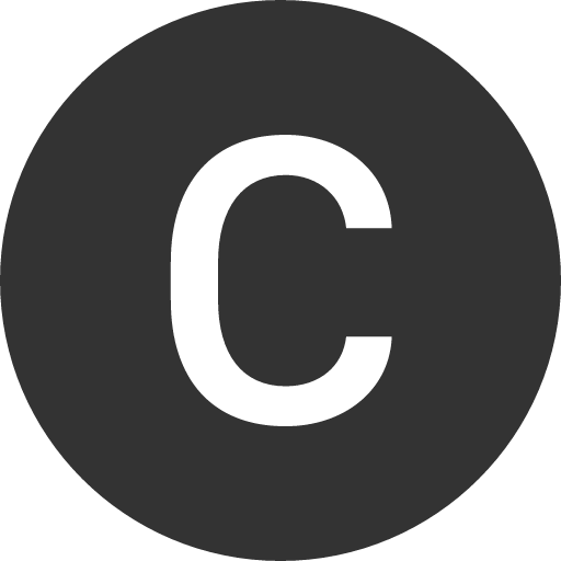 иконка c circle, circle,