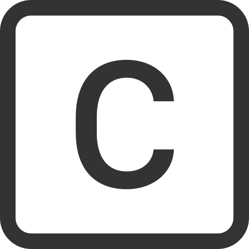 иконка c square, square,