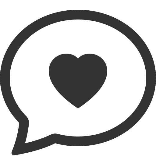 иконка chat heart, chat, чат, heart, сердце,