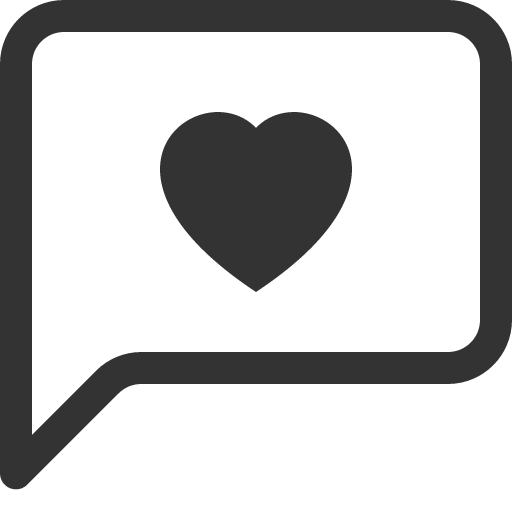 иконка chat left heart, chat, чат, left, стрелка, heart, сердце,