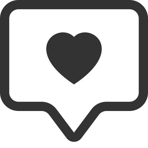 иконка chat square heart, chat, чат, square, heart, сердце,