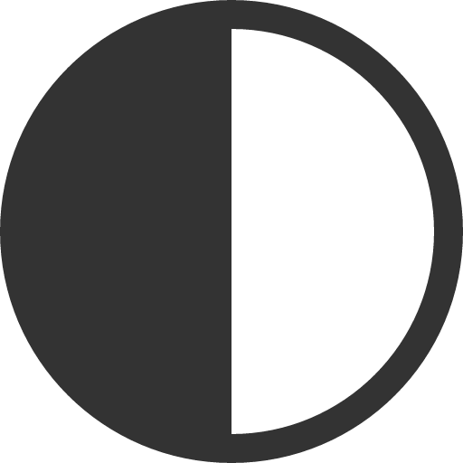 иконка circle half, circle, half, батарея,