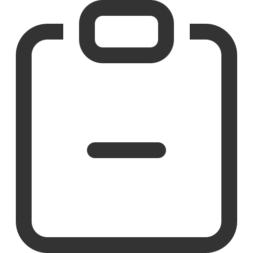 иконка clipboard minus, clipboard, буфер обмена, minus, минус,