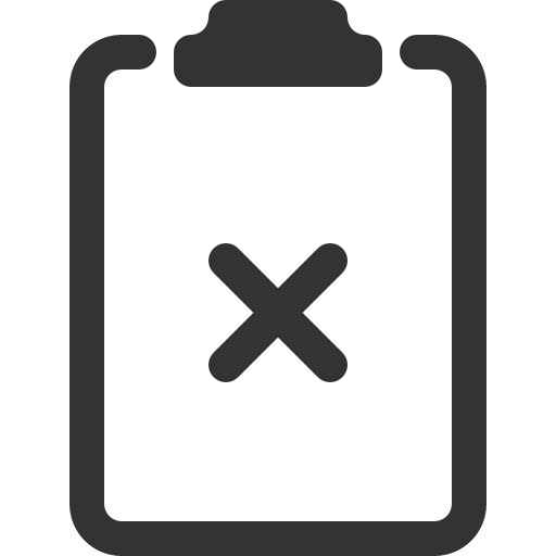 иконка clipboard2 x, clipboard2,