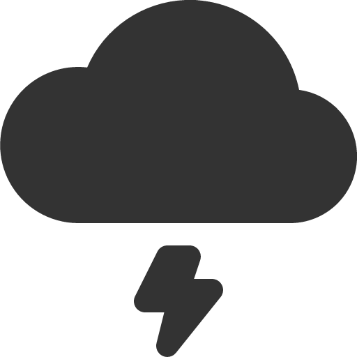 иконка cloud lightning, гроза, cloud, облако, lightning, молния,