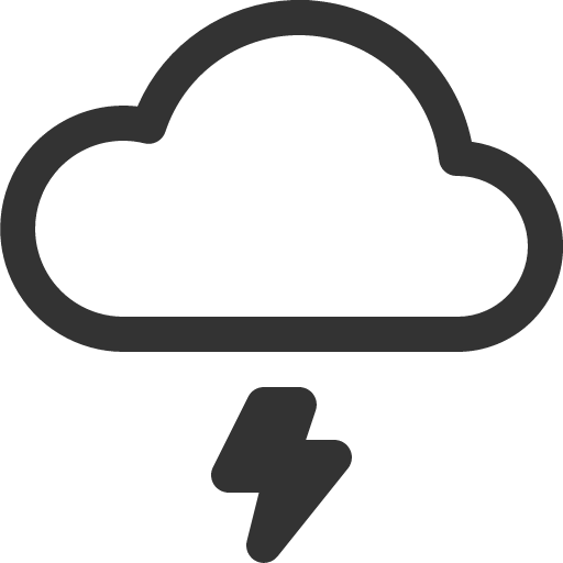 иконка cloud lightning, гроза, cloud, облако, lightning, молния,