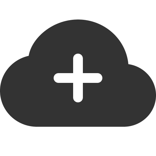 иконка cloud plus, cloud, облако, plus, плюс,
