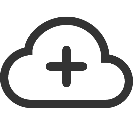 иконка cloud plus, cloud, облако, plus, плюс,