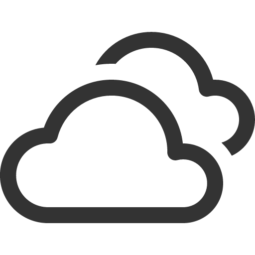 иконка clouds, облака,