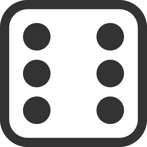 иконка dice 6, dice, игральная кость,