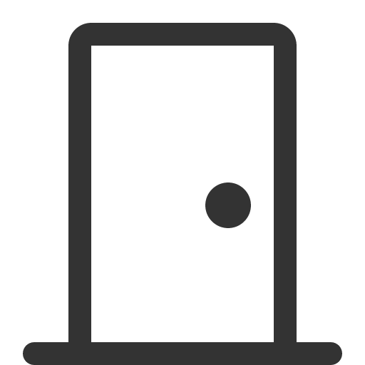 иконка door closed, door, дверь, closed,