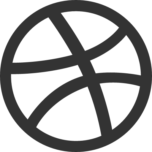 иконка dribbble,