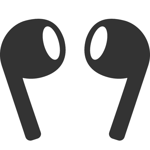 иконка earbuds,