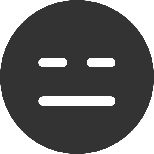 иконка emoji expressionless, emoji, expressionless,