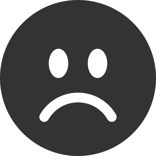 иконка emoji frown, emoji, frown,