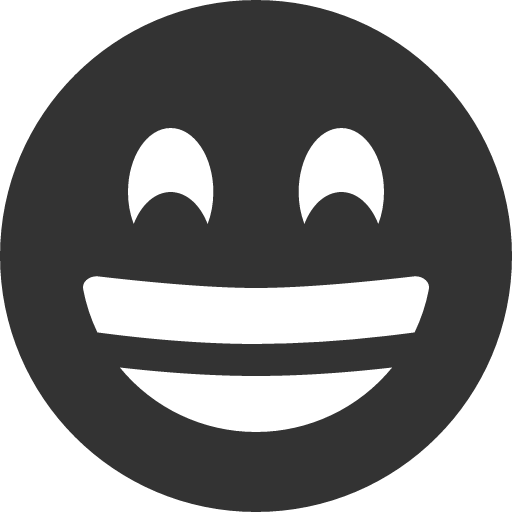 иконка emoji grin, emoji, grin,