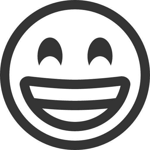 иконка emoji grin, emoji, grin,