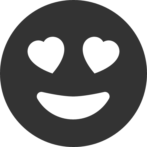 иконка emoji heart eyes, emoji, heart, сердце, eyes, глаза,