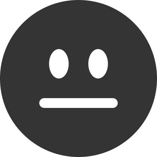 иконка emoji neutral, emoji, neutral,