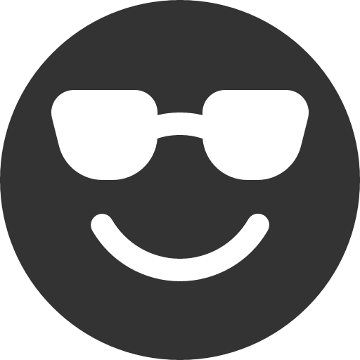 иконка emoji sunglasses, emoji, sunglasses, солнцезащитные очки,