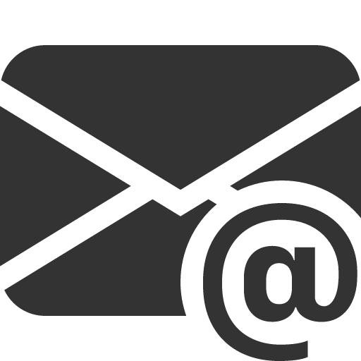 иконка envelope at, envelope, конверт, at,