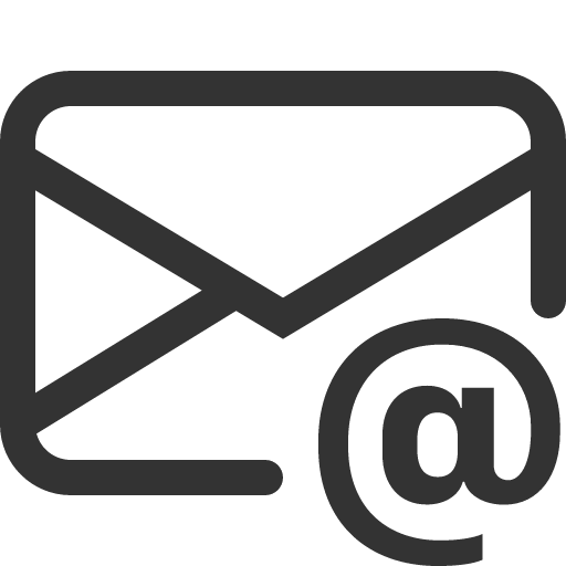иконка envelope at, envelope, конверт, at,