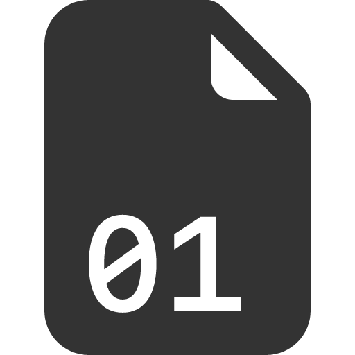 иконка file earmark binary, file, файл, earmark, binary,