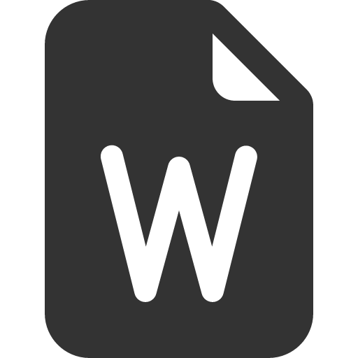 иконка file earmark word, file, файл, earmark, word, ворд,