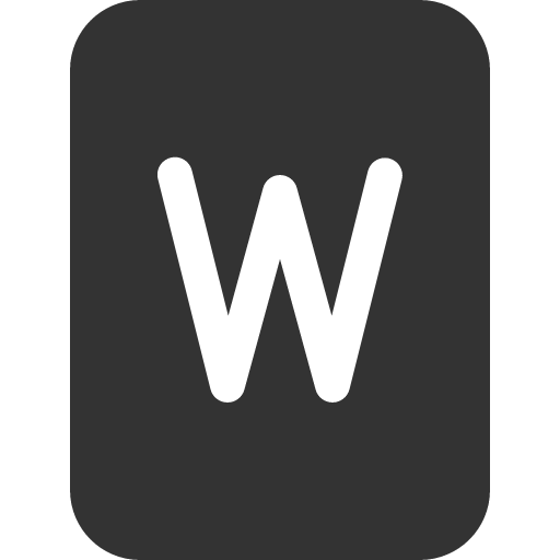 иконка file word, file, файл, word, ворд,
