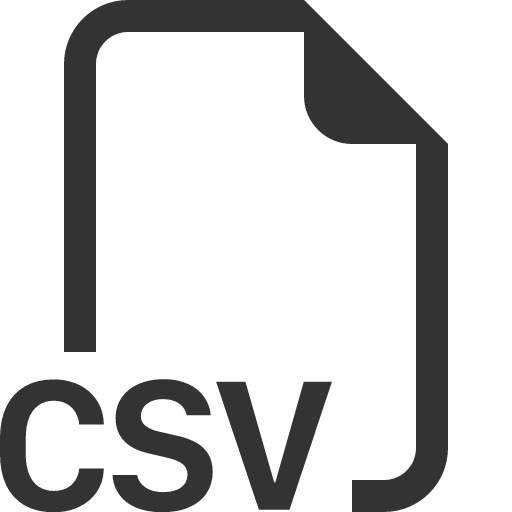 иконка filetype csv, filetype, csv,