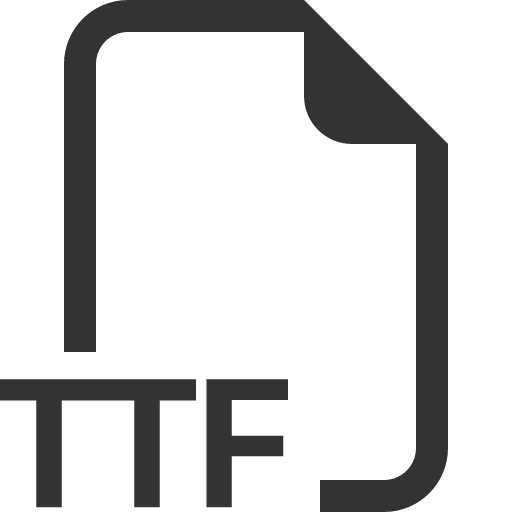 иконка filetype ttf, filetype, ttf,